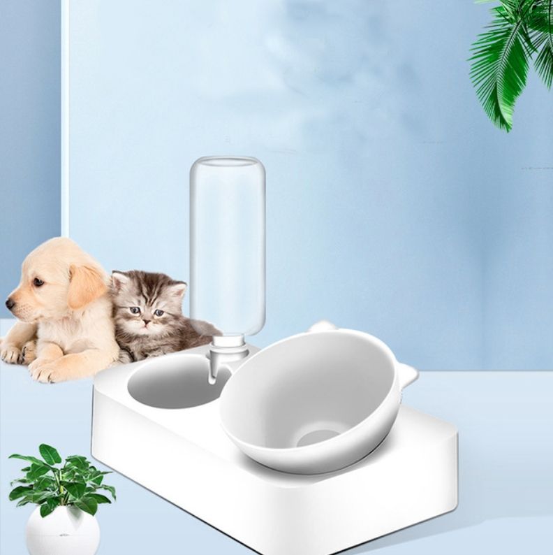 Pet Bowl Anti-tipping Pet Drinking Water Feeding Bowl, Size:Small