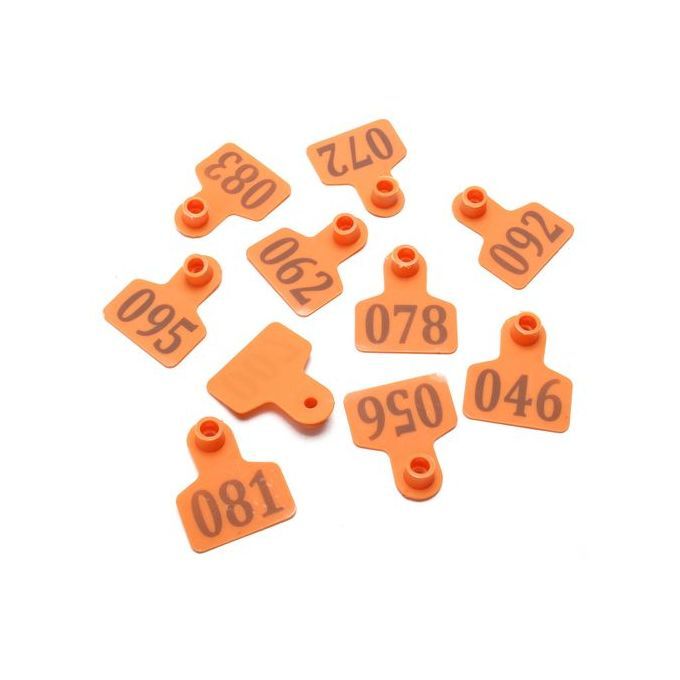 50pcs Animal Ear Tags Livestock Cattle Goat Sheep Pig Cow ID Lables Ear Tag