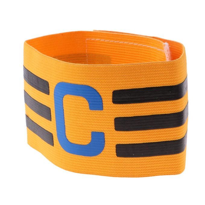 3x Football Soccer Sports Arm Adjustable Bands Captain Armband