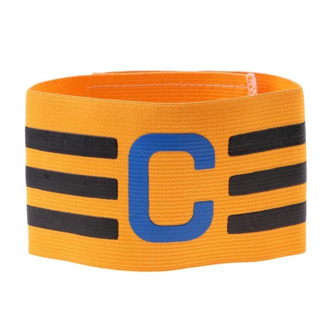 3x Football Soccer Sports Arm Adjustable Bands Captain Armband