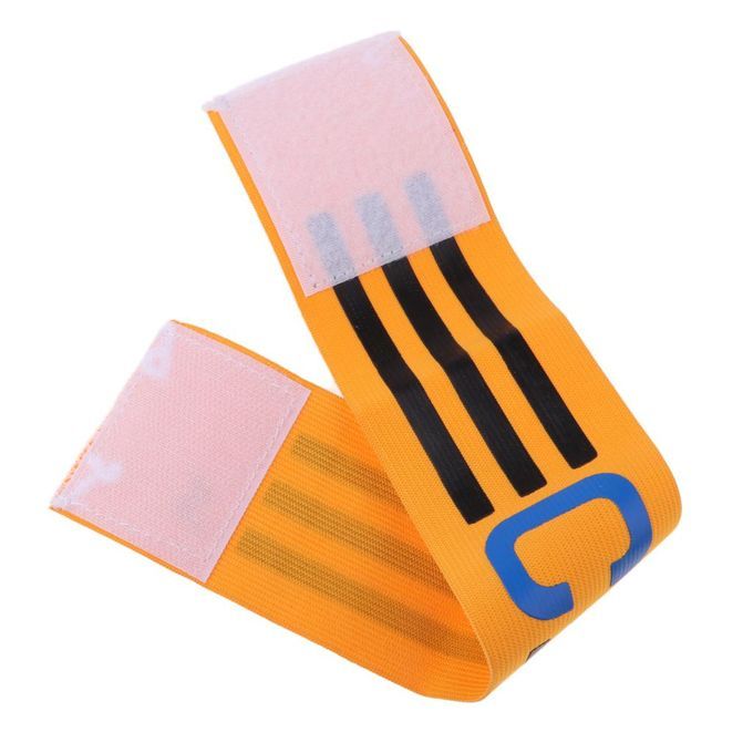 3x Football Soccer Sports Arm Adjustable Bands Captain Armband