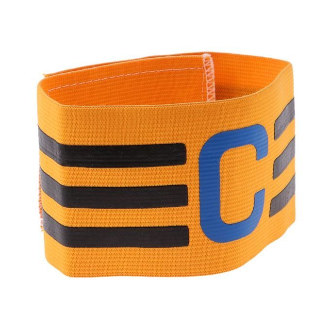3x Football Soccer Sports Arm Adjustable Bands Captain Armband