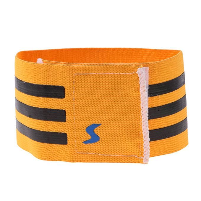 3x Football Soccer Sports Arm Adjustable Bands Captain Armband