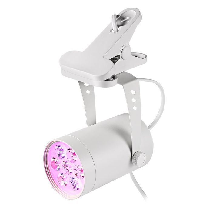 7W LED Plant Grow Light 360 Degree Adjustable Indoor Plant Lights With Clip White