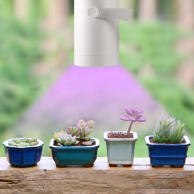 7W LED Plant Grow Light 360 Degree Adjustable Indoor Plant Lights With Clip White