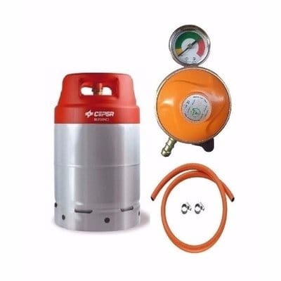 12.5kg Gas Cylinder With Hose & Metered Regulator