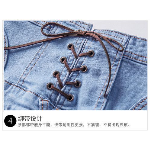Women's Plus Size Odinkat High Waist Denim Shorts