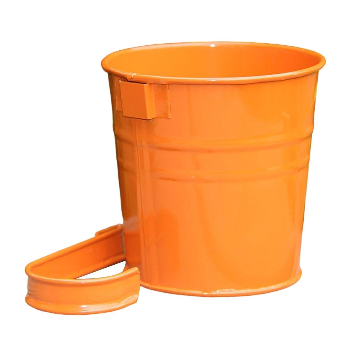 Flower Pot Balcony Hanging Succulent Planter Flowerpot Orange