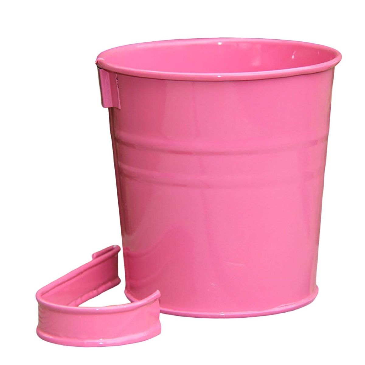 Flower Pot Balcony Hanging Succulent Planter Flowerpot Rose Red