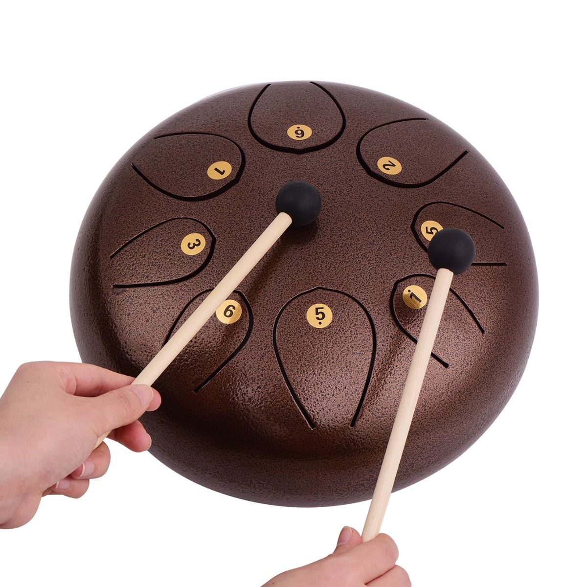 10 Inch Steel Tongue Drum Pan Drum Percussion Steel Drum