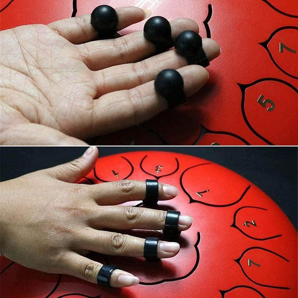 Steel Tongue Drum Playing Accessory Percussion Musical Instruments Accessories Steel Tongue Drum Mallet and Mallet Holder Finger Cot