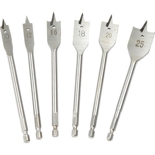 Flat Drill Bit Set 6pcs
