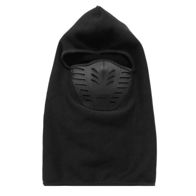 Winter Men And Women Outdoor Riding Skiing   Warm Fa E  Over Head  Ap-black