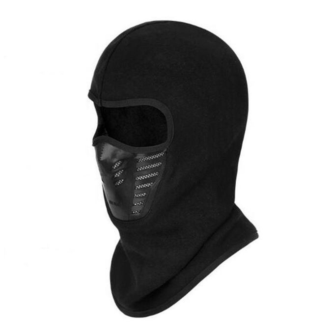Winter Men And Women Outdoor Riding Skiing   Warm Fa E  Over Head  Ap-black