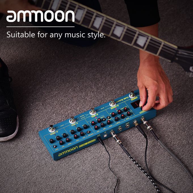 Ammoon CUBE SUGAR Combined Effects Pedal 5 Analog-EU Plug