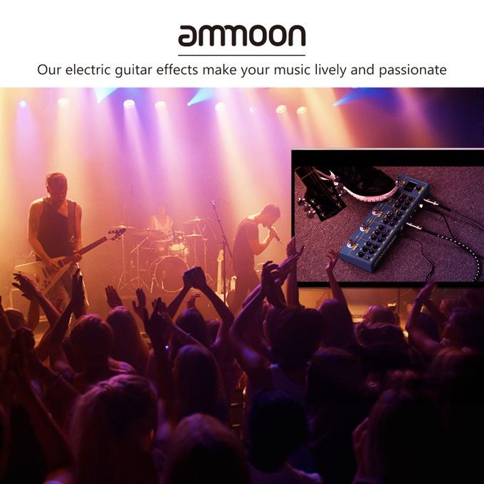 Ammoon CUBE SUGAR Combined Effects Pedal 5 Analog-EU Plug