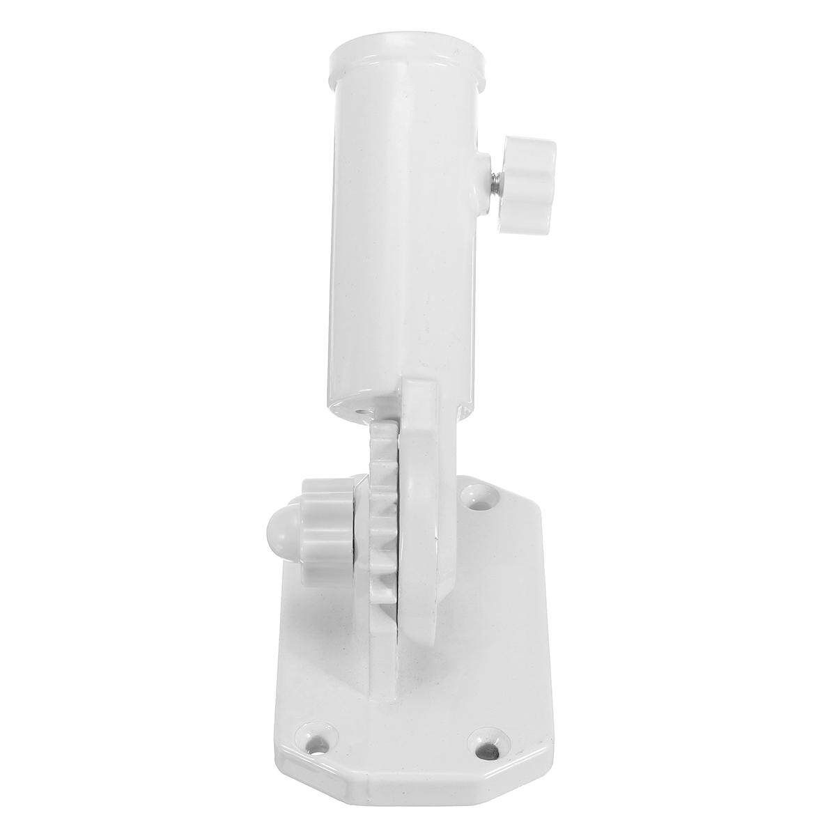 Wall Mount Adjustable Mounting Bracket Metal Flag Pole Holder Base With Screws