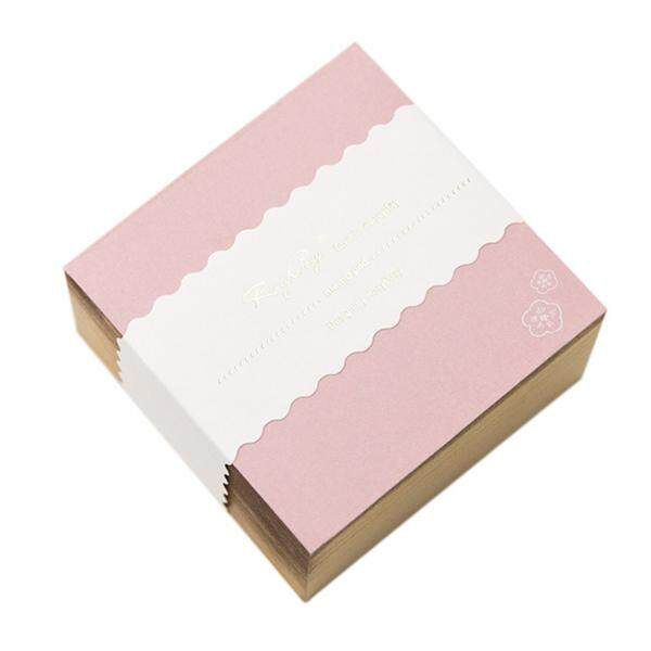 Rosy Posy Sticky Notes Thicker Note Paper Bronzing Tearable Blank Note Paper Pink