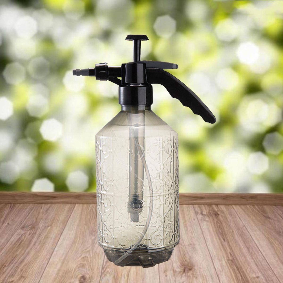 2L Watering Spray Bottle Pressurized Top Pump Garden Tools Gray