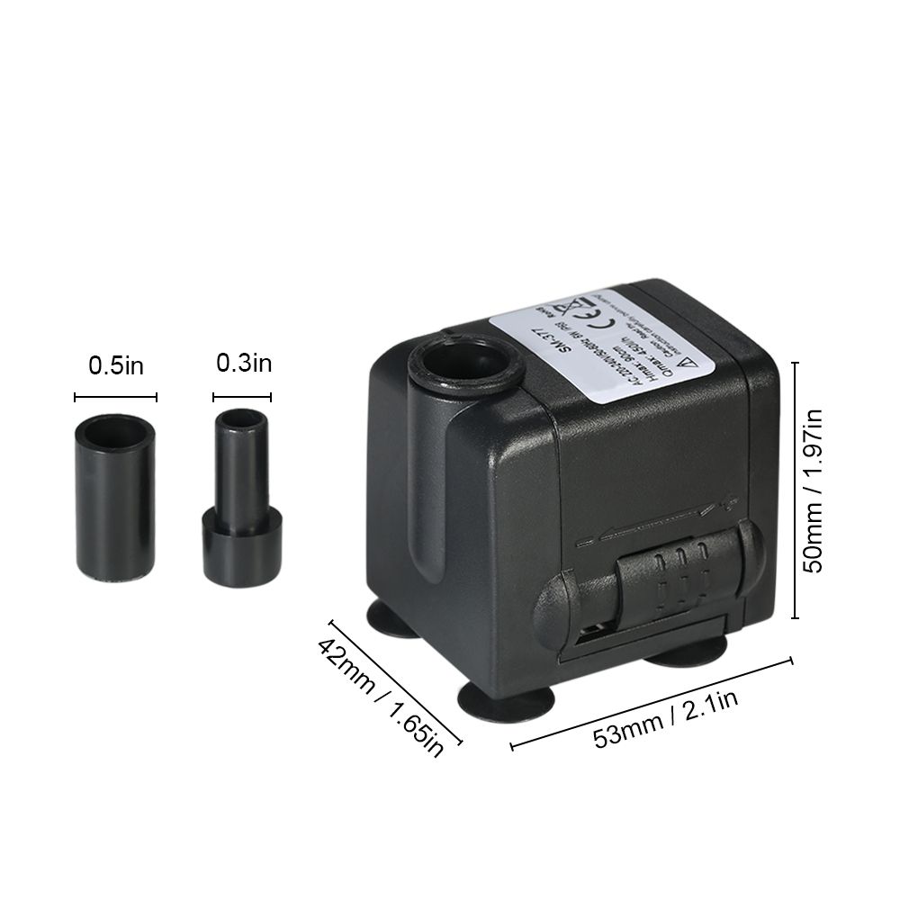 450L/H 6W Submersible Water Pump For Aquarium Tabletop