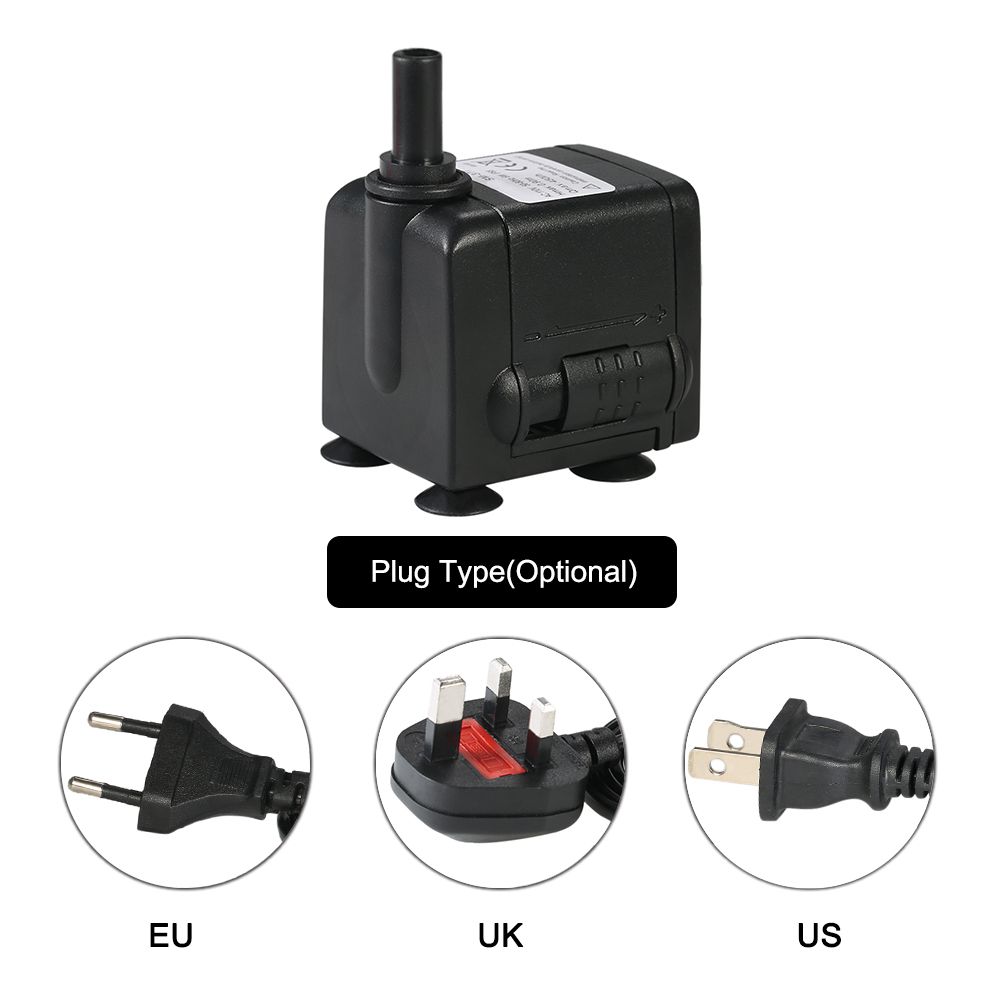 450L/H 6W Submersible Water Pump For Aquarium Tabletop