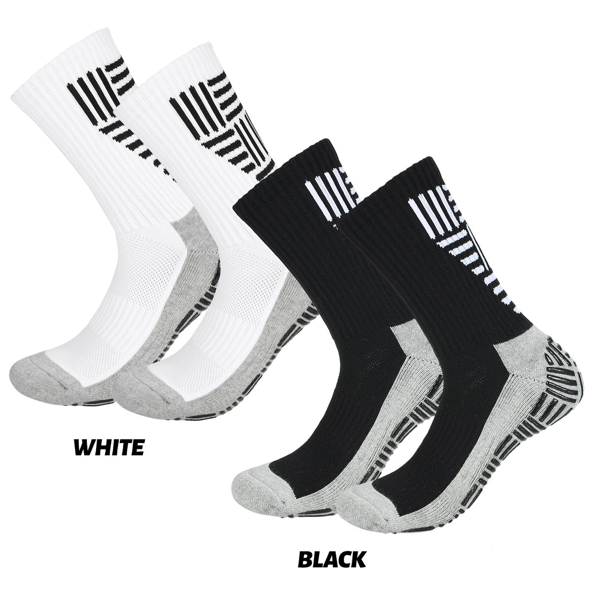 1 Pair Soccer Socks Breathable Non Slip Grip Sports Socks