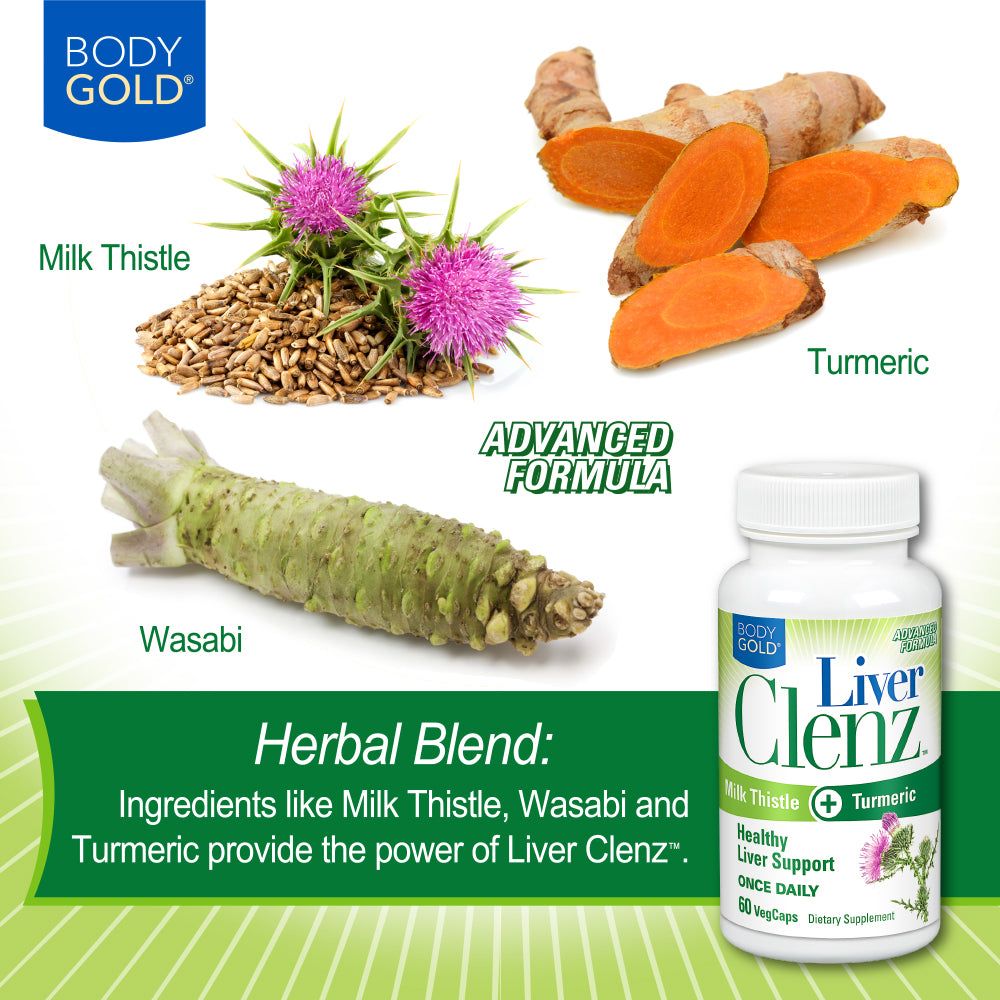 Advanced Formula Liver Cleanse With Milk Thistle & Tumeric 60 Caps