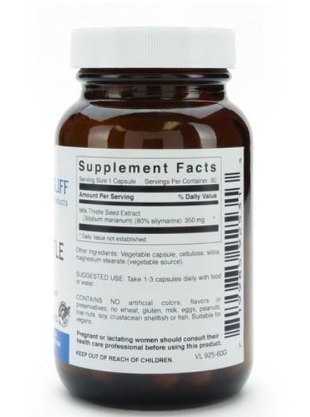 Milk Thistle, 350mg, Ultimate Extract®, 60 Capsules/Bottle