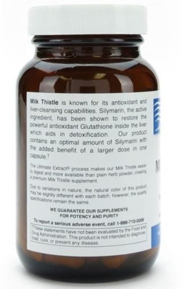 Milk Thistle, 350mg, Ultimate Extract®, 60 Capsules/Bottle