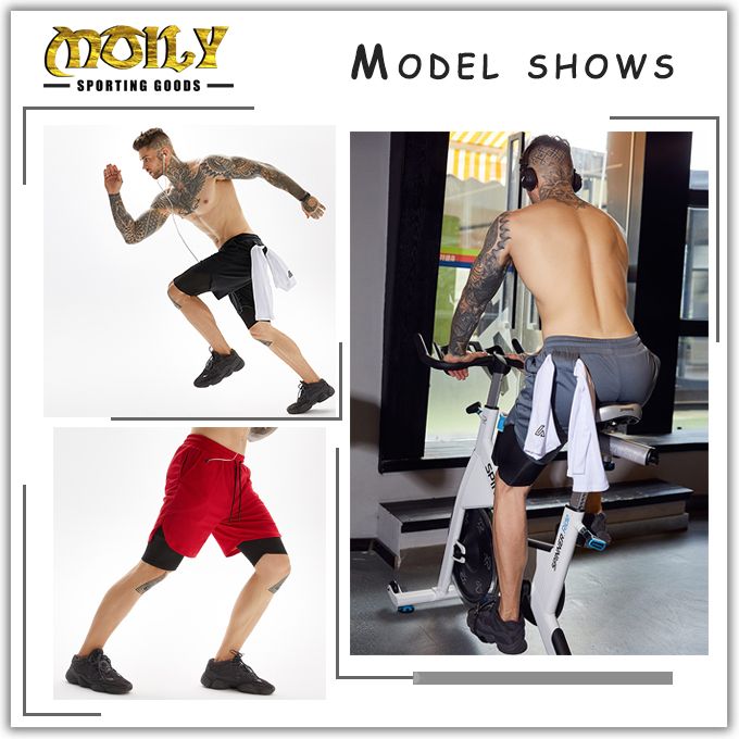 Quick Drying Double Breathable Gym Shorts For Men