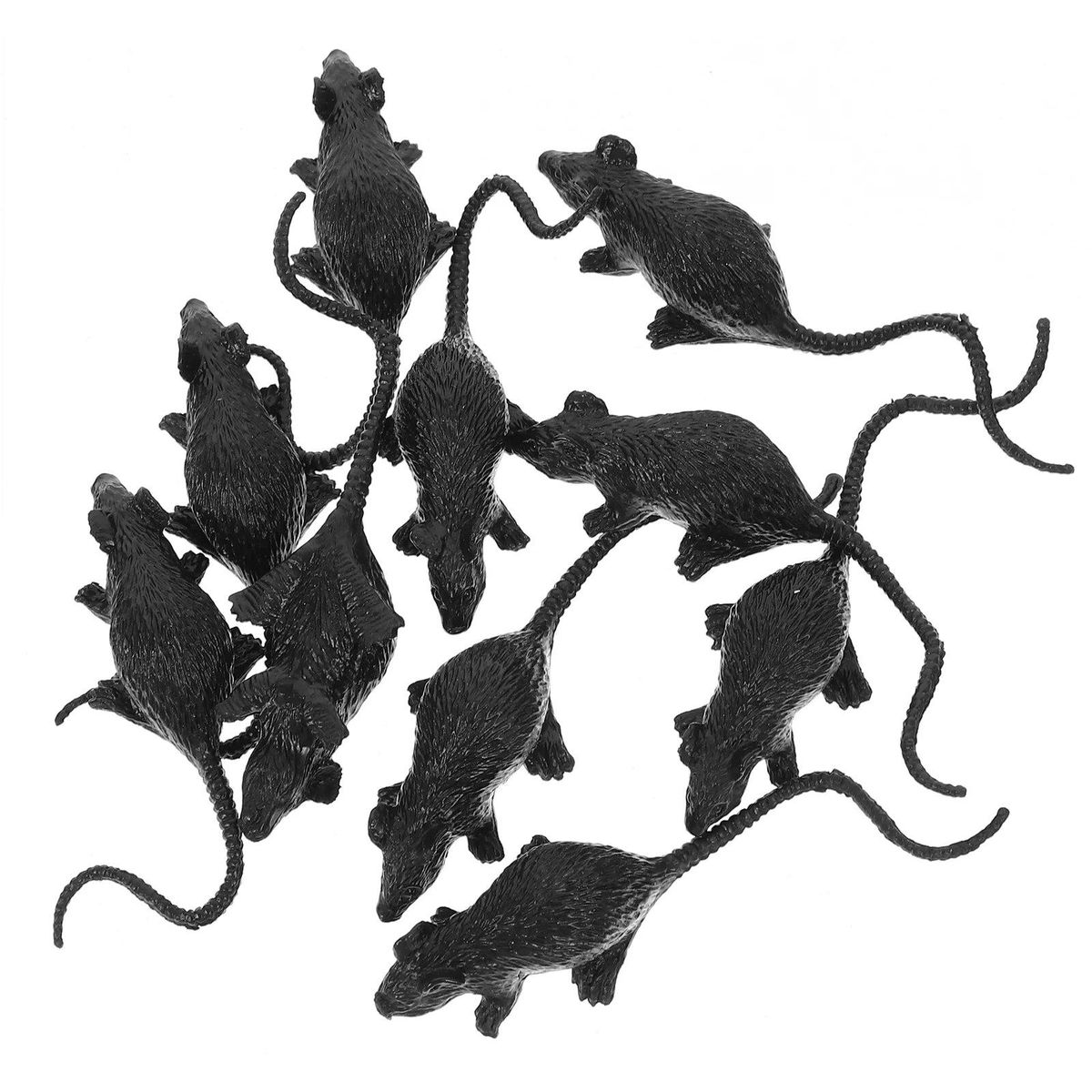 10pcs Realistic Mice Rat Rat Lifelike Mouse Mice Rats Trick Toys for Joke Party Decoration