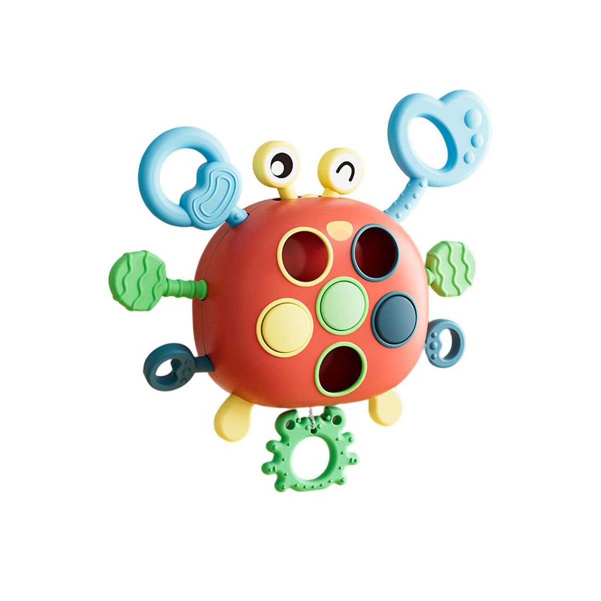 Infant Grasping Toy Plastic Grip Toys Toddler Pulling Toy