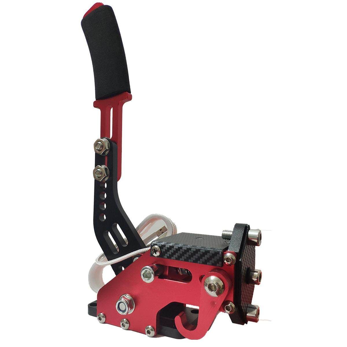 14Bit PC USB Handbrake SIM For Racing Games G25/27/29 T500 FANATECOSW DIRT RALLY Blue Red (red)