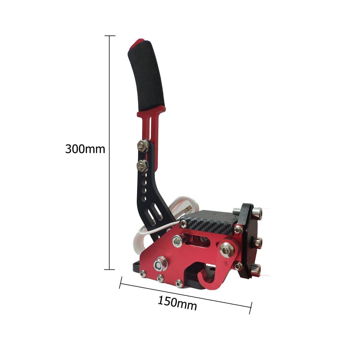 14Bit PC USB Handbrake SIM For Racing Games G25/27/29 T500 FANATECOSW DIRT RALLY Blue Red (red)