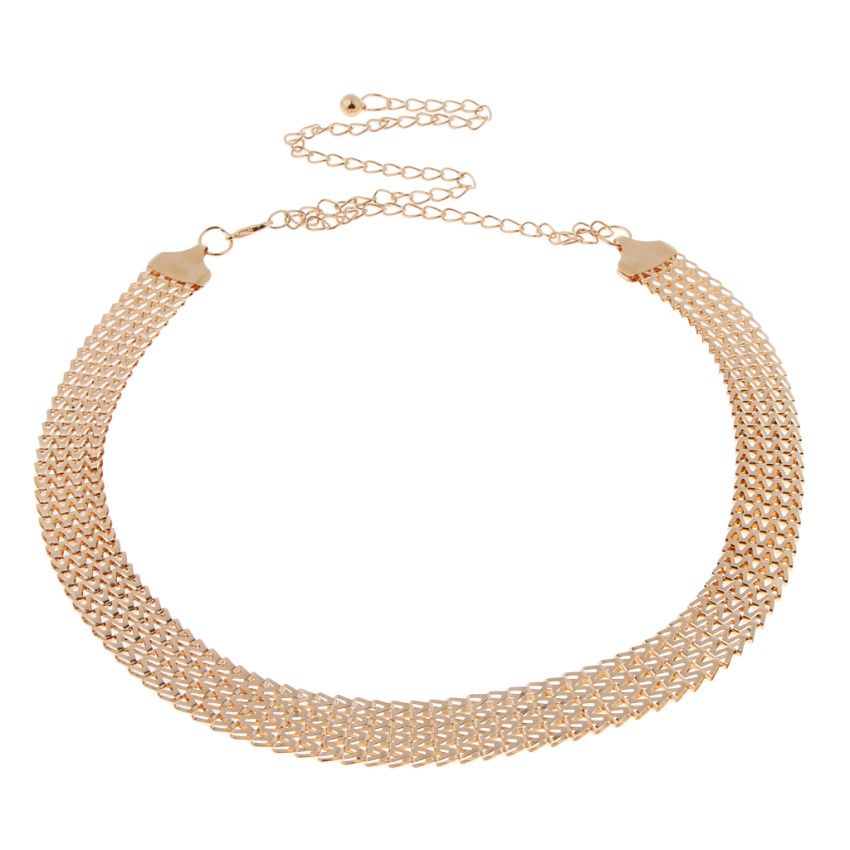 Chic Womens  Charm  Metal Chain Belt For Bridal Dress