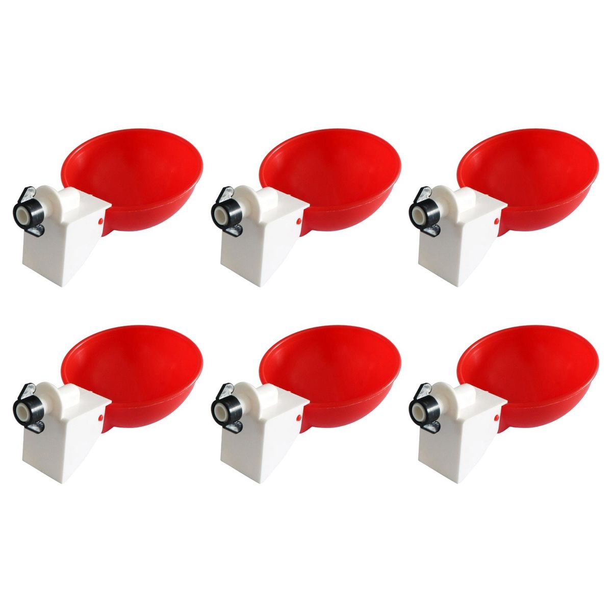 Automatic Chicken Drinker Quail Hanging Water Cup  Drinking Red