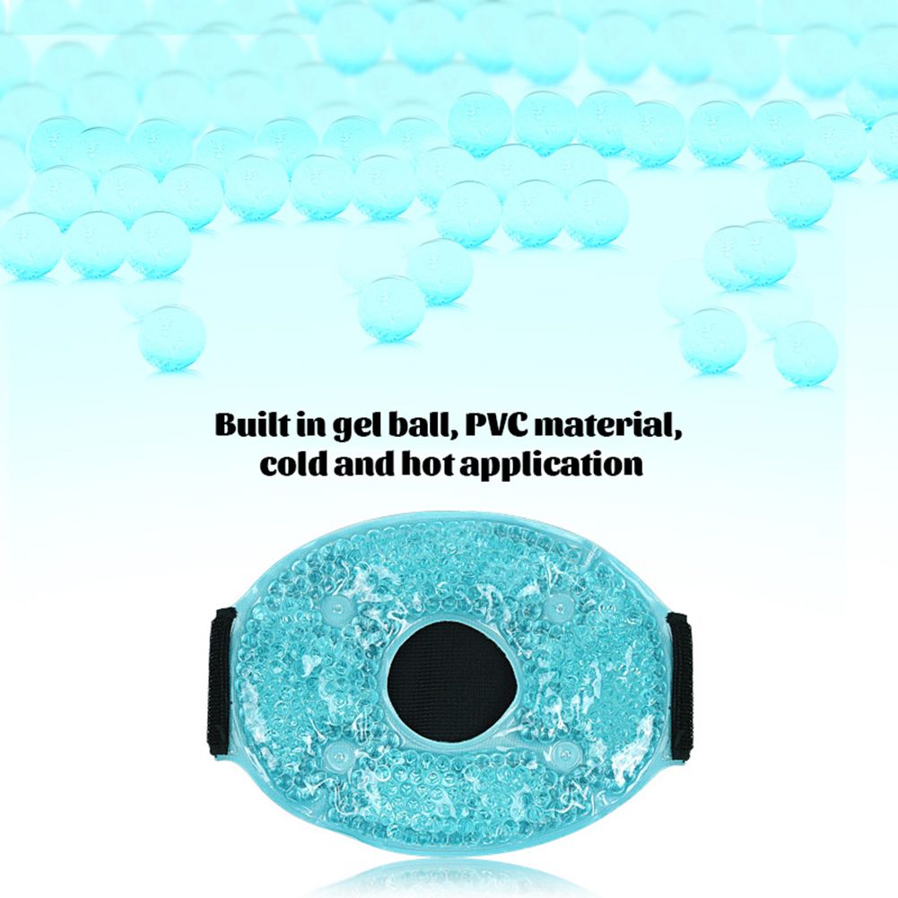 (Green)Foot Hand Ice Therapy Wrap Reusable Hot Cold Compress Pad Cooling Bead  Pack For Wrist Knee Ankle Wrist Injury Pain Relief SAB
