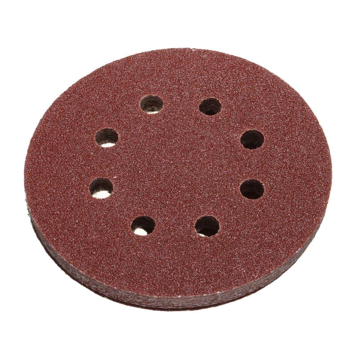 10Pcs 5Inch 125mm 8 Hole 60#-2000# Sanding Disc Paper Random Orbit Hook Loop 60#