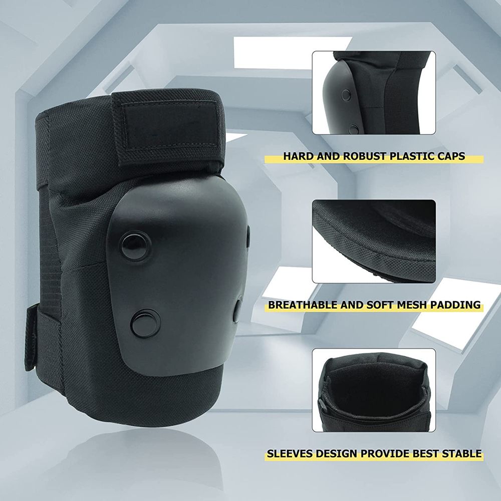 (6PCS Protection Kit)6Pcs KneePads Set Bracers Elbow Brace Men Women Thickening Sports Safety  Protector For Cycling Skateboarding FootballVolleyball SAB