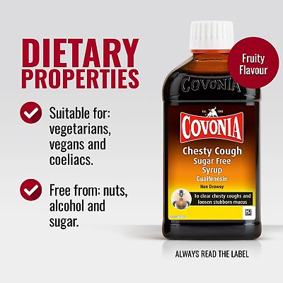 Chesty Cough Sugar-Free Syrup - 150ml