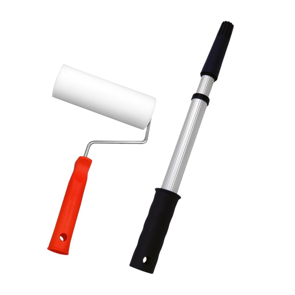 1 Set 7'' Sponge Painting Roller With 17inch Extensible Rod Wall