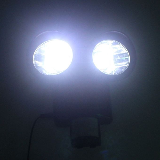22LED Dual Security Detector Solar Spot Light Motion Sensor Outdoor Floodlight Black