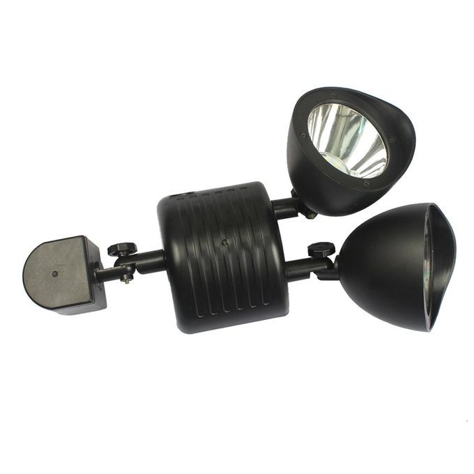 22LED Dual Security Detector Solar Spot Light Motion Sensor Outdoor Floodlight Black