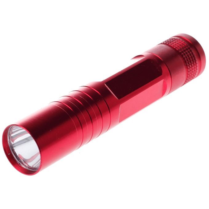 LED Flashlight Torchlight Waterproof Torch Light 6 Sides Mini Flashlight Torch Red