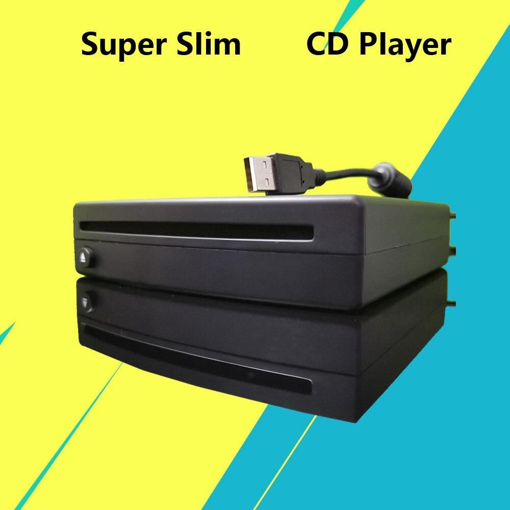 Super Slim External Car CD Player Compatible with PC  LED TV  MP5  Android GPS Navigation Universal USB Power Slot in Type
