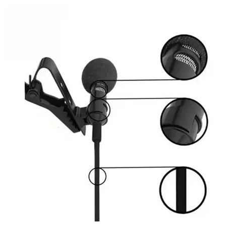 Wired Microphone With Noise Cancellation For Android Phone, Iphone, Laptop PC & Computer