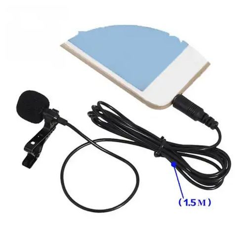 Wired Microphone With Noise Cancellation For Android Phone, Iphone, Laptop PC & Computer