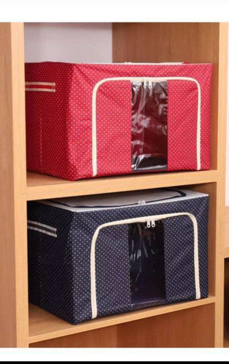 2Pcs  Large Capacity Storage Box Foldable