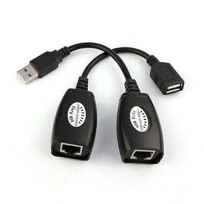 Usb 2.0 To Rj45 Lan Extender Over Cat5 Cat5e Cat6 Cable