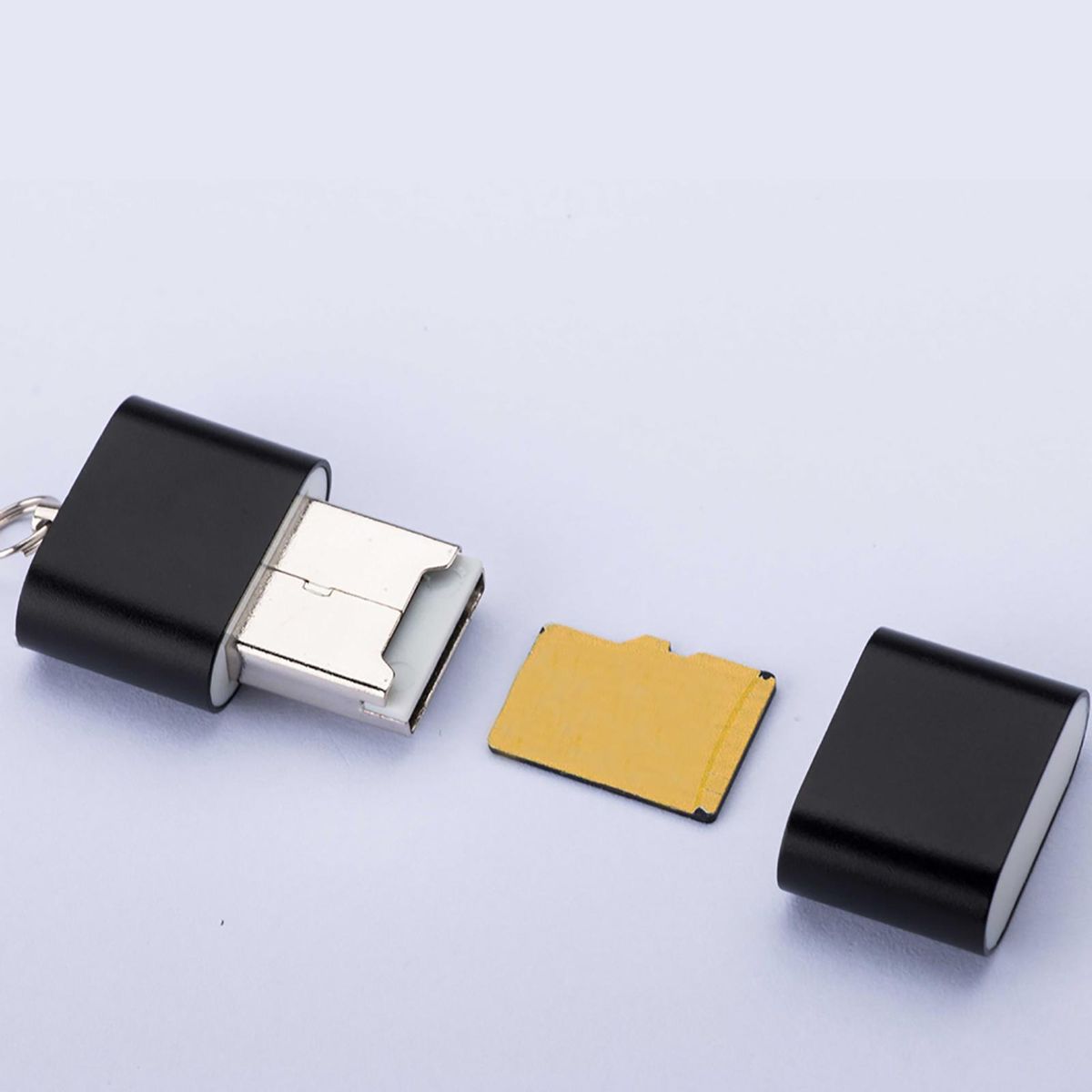 Card Reader Mini High Speed Aluminum Alloy Mini Card-Golden